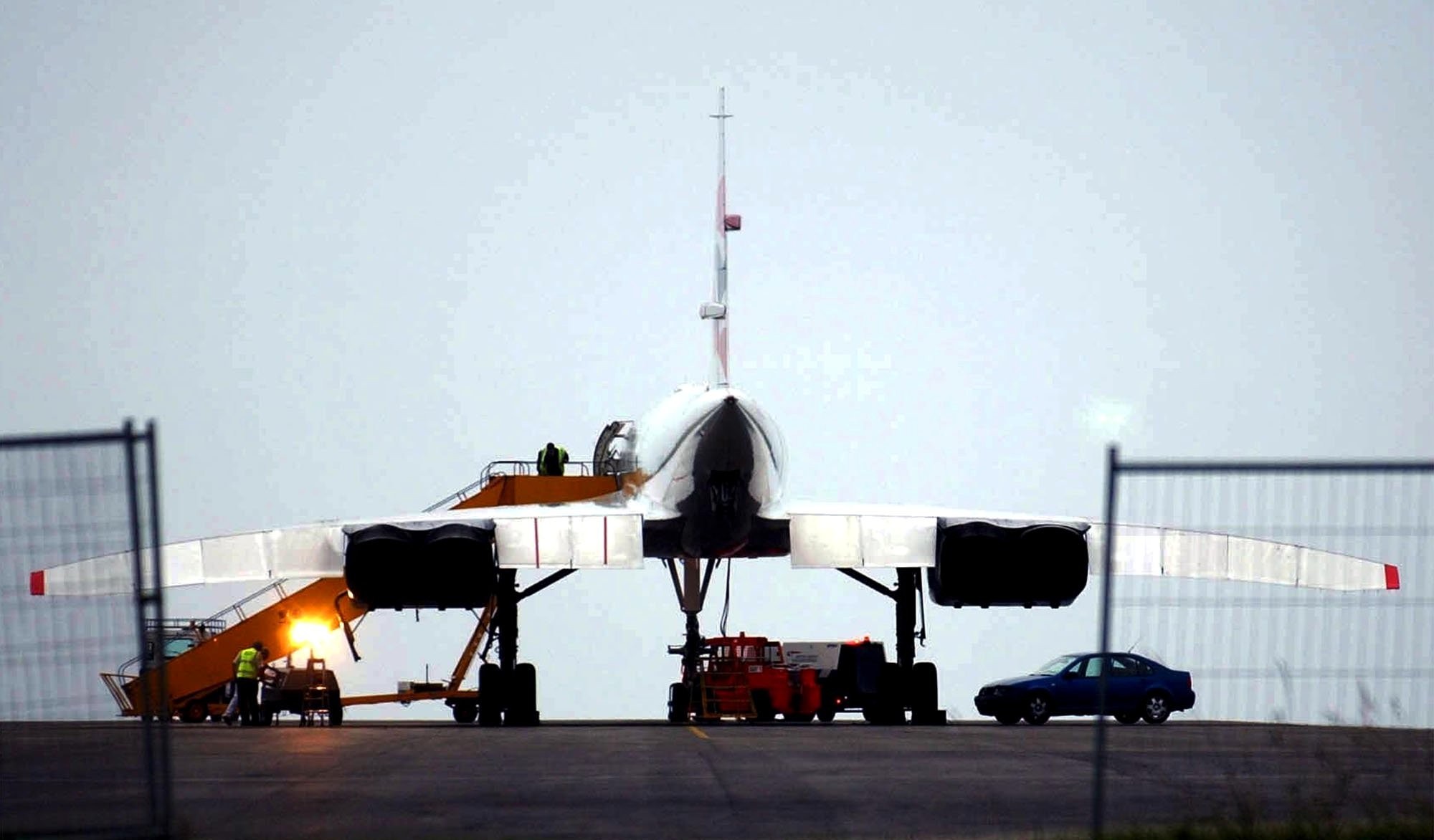 Údržba lietadla Concorde